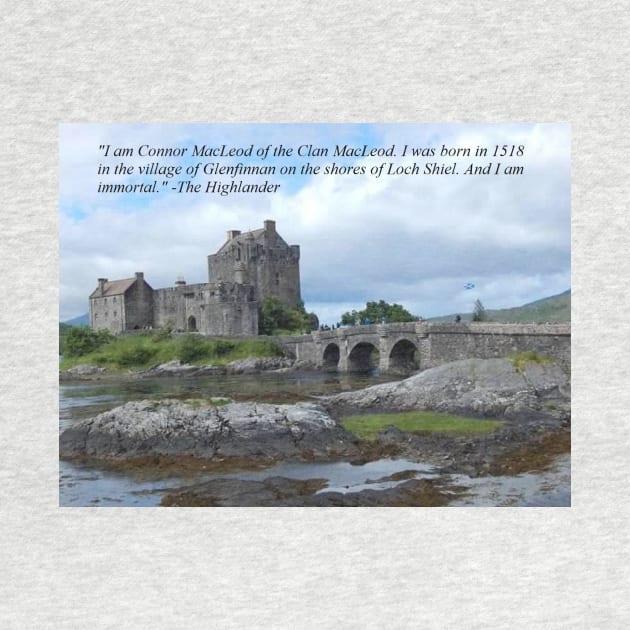 Connor MacLeod Castle by Quotechella Merch